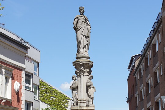 Wilhelm Albermann: Mülheimer Stadtbrunnen, 1884. Foto: jvf, Lizenz: CC BY-SA 4.0