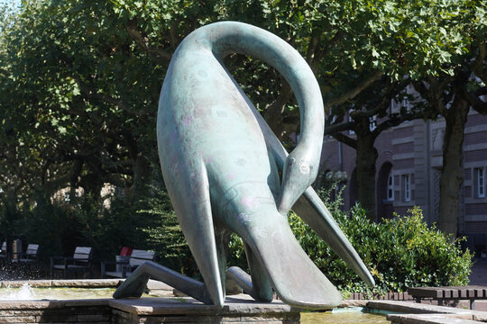 Zoltán Székessy: Wasservogel, 1962. Foto: jvf, Lizenz: CC BY-SA 4.0
