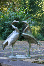 Günther Happekotte: Kraniche, 1963. Foto: jvf, Lizenz: CC BY-SA 4.0