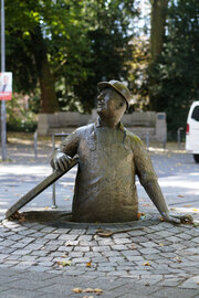 Michael Franke: Kanalarbeiter, 2004. Foto: jvf, Lizenz: CC BY-SA 4.0