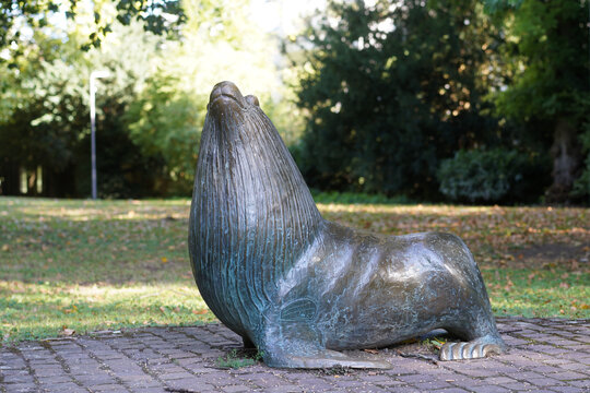 Michael Franke: Seelöwe, um 1995. Foto: jvf, Lizenz: CC BY-SA 4.0