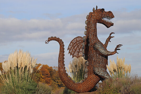 Willi Reiche: Drache Godart von Wachtberg, 2019. Foto: Tania Beilfuß, Lizenz: CC BY-SA 4.0